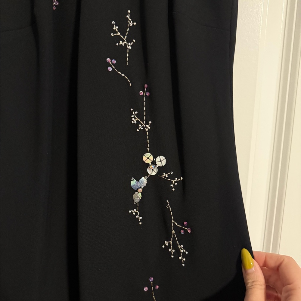 JONES WEAR BLACK HIGH LOW DRESS SIZE 6 - Picture 4 of 5